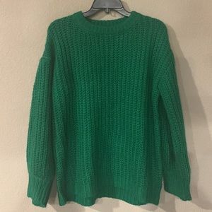 Green sweater